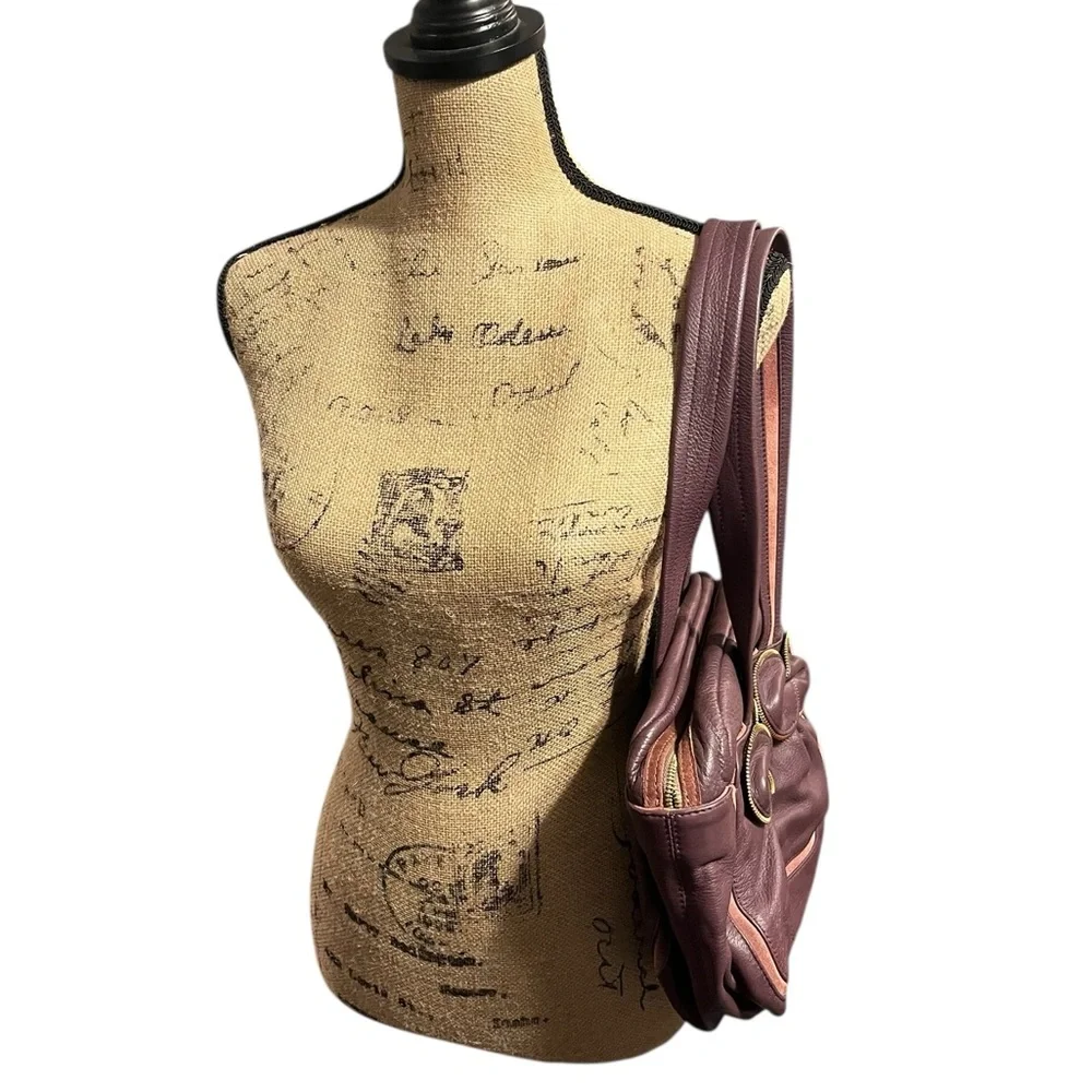 See By Chloe Brown Leather Shoulder Bag with Tan Accents - Picture 14 of 14
